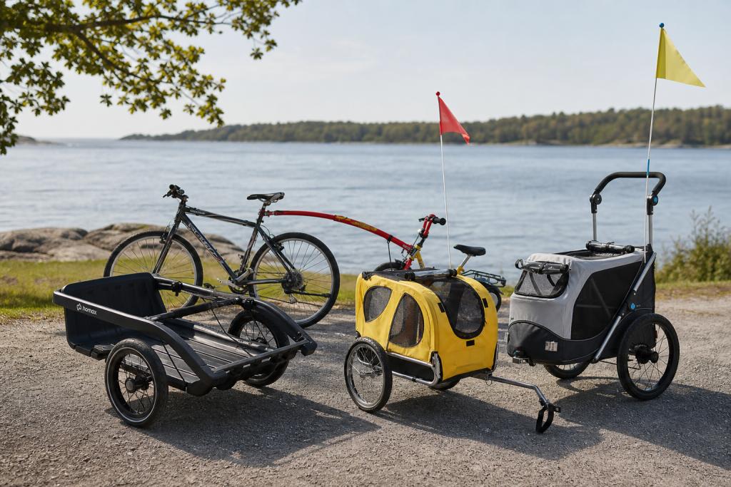 Flera joggingvagn jämförs i vårt test