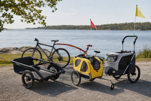 Flera joggingvagn jämförs i vårt test